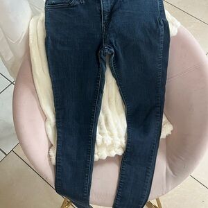 Levi's Women's Deep Blue Skinny Jeans